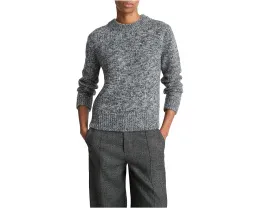 Свитер Vince с круглым вырезом из меланжевой пряжи с переработанным содержанием