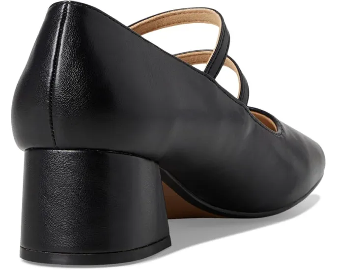 Туфли Nally на устойчивом каблуке с квадратным носком и регулируемой лямкой