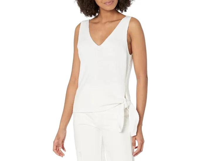 Топ-майка Splendid Berkeley из хлопка с запахом