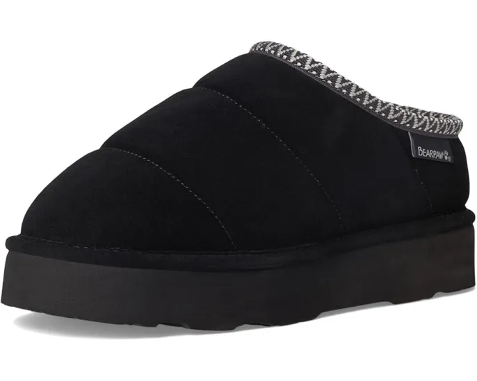 Уютные тапочки Bearpaw Quilted Martis из стеганой замши с подкладкой из овчины