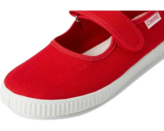 Детские туфли Cienta Kids Shoes 5600002 типа мэри джейн на липучке из хлопка