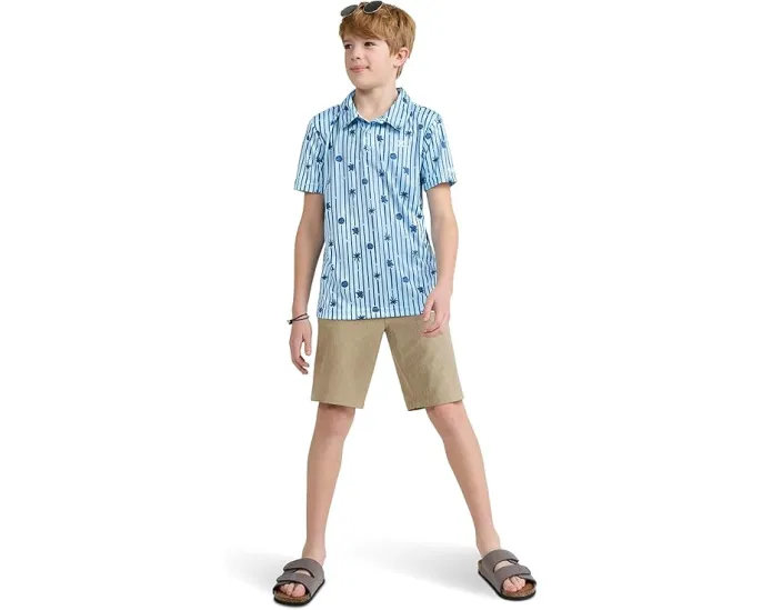 Поло Hurley Kids Printed Belmont Polo с технологией H20-Dri для отвода влаги