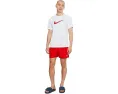 Футболка Nike Hydroguard Outline Swoosh Dri-FIT UV с защитой UPF 40+ и коротким рукавом