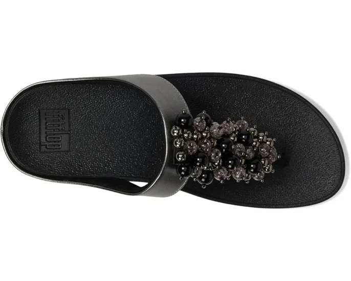 Сандалии FitFlop Fino с декоративными бусинами и удобной стелькой