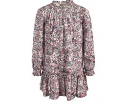 Платье с рюшами и цветочным принтом Janie and Jack для девочки