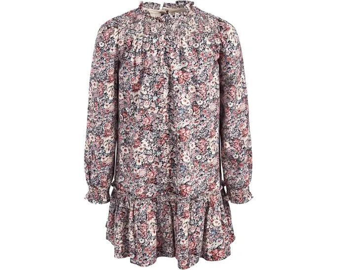 Платье с рюшами и цветочным принтом Janie and Jack для девочки