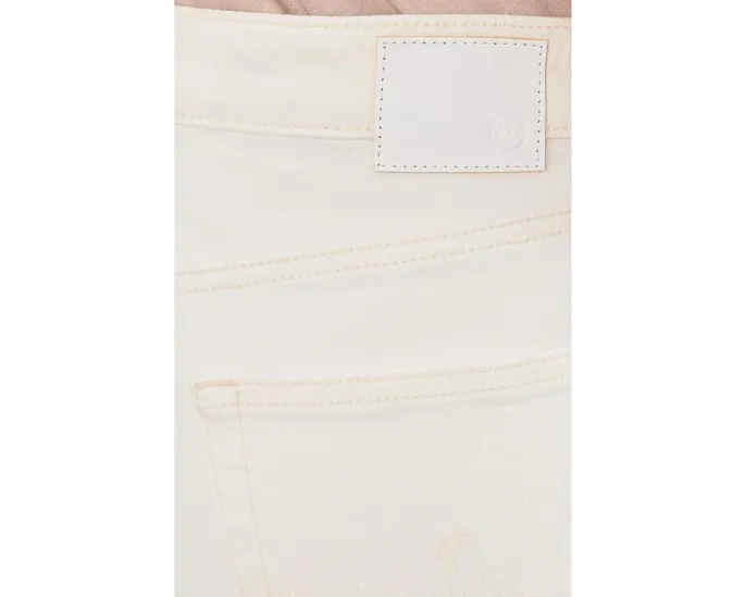 Джинсы Saige Mid-Rise Wide Leg Crop с широкими штанинами и средней посадкой в цвете Powder Mended