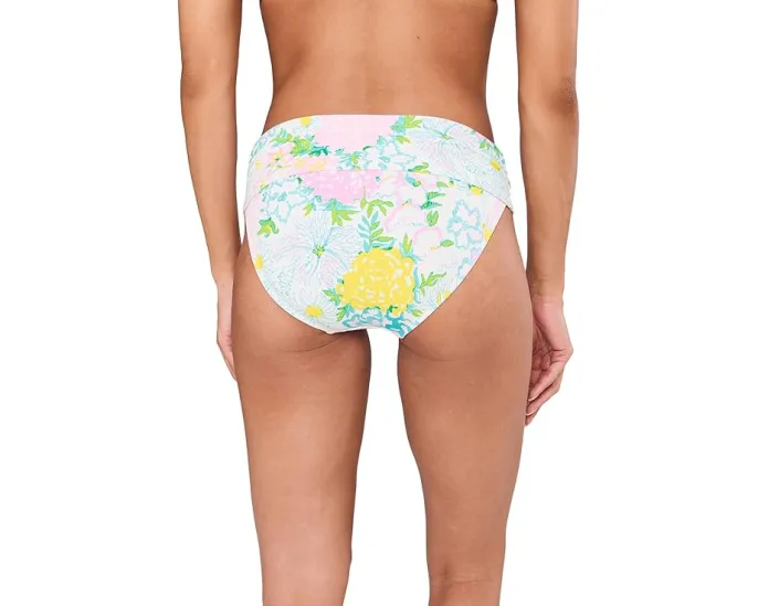 Низкие шорты Lilly Pulitzer Lagoon Sarong Hipster с цветочным принтом