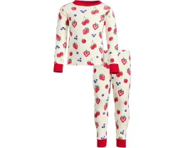 Пижамный комплект Hatley Kids Summer Berries из хлопка с длинным рукавом