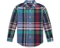Рубашка Polo Ralph Lauren Kids из хлопкового оксфорда в клетку для малышей