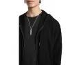 John Varvatos Толстовка Ihsan с капюшоном на молнии и фактурным жаккардом