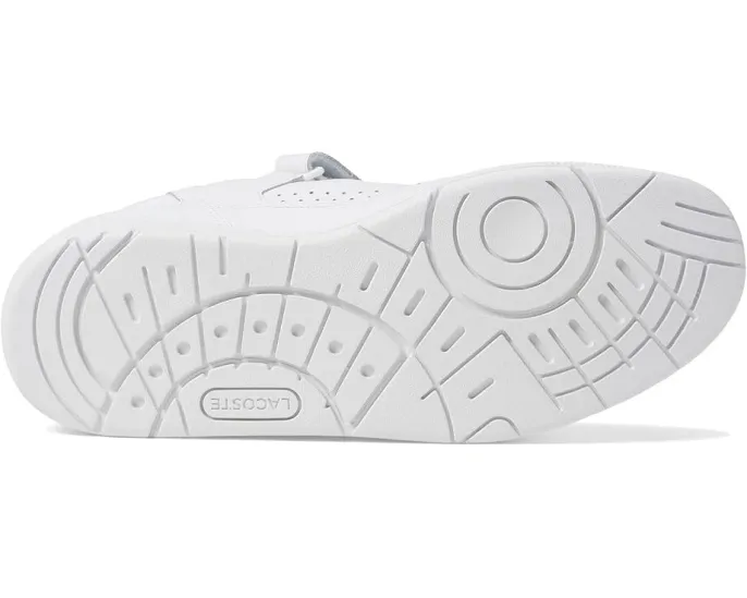 Кроссовки Lacoste T-Clip Velcro на липучке с кожаным верхом