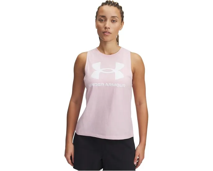 Under Armour майка Live Sportstyle с графикой для тренировок и повседневной носки