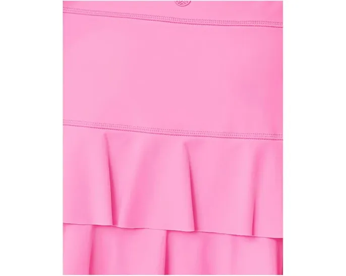 Lilly Pulitzer юбка-шорты Lunan с защитой UPF 50+ и ярусным подолом