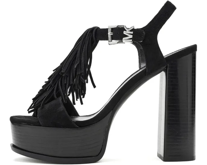 Босоножки Indra Platform Sandals на платформе с бахромой от MICHAEL Michael Kors
