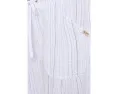 XCVI Штаны Muriel Wide Leg в полоску белые