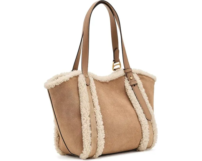 Lauren Ralph Lauren сумка-тоут Tasha Small с отделкой из овчины