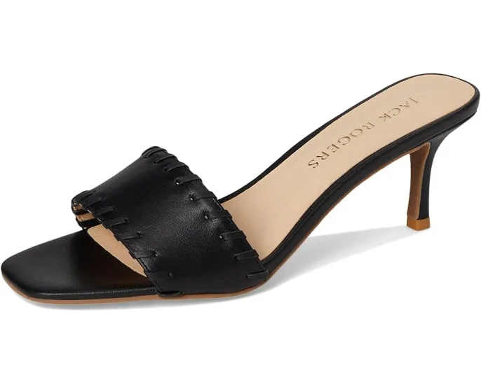 Босоножки Flora Kitten Heel на низком каблуке из кожи наппа от Jack Rogers