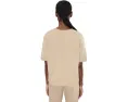 Garment Dyed Terry Crew Neck Short Sleeve Sweatshirt