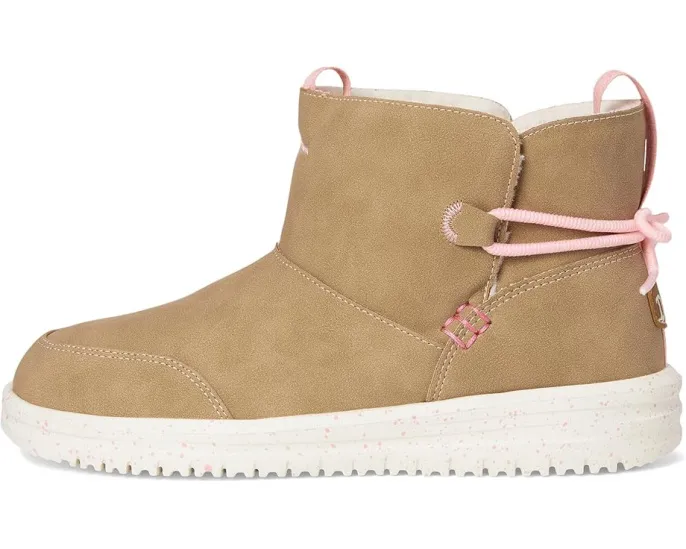Hey Dude Kids Camden Bow Boots Cozy детские сапожки с бантом и искусственным мехом