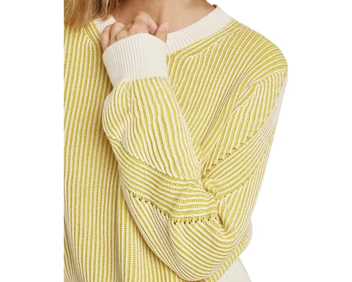 Свитер Splendid ASHLYN из мягкого хлопка с воротником и манжетами