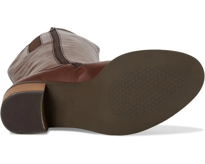 Gabor Ботинки 71.889.24 на устойчивом каблуке с кожаным верхом