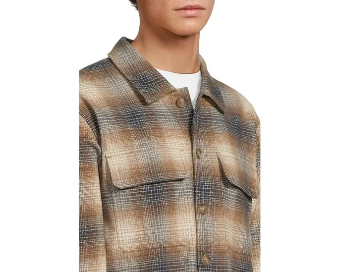 Рубашка-оверсайз Liverpool Los Angeles Flap Pocket Plaid в клетку