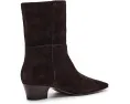 Ботильоны Madewell Lia из замши с бахромой на массивном каблуке
