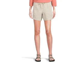 Льняные шорты L.L.Bean Premium Linen длиной 6 дюймов с поясом на шнурке
