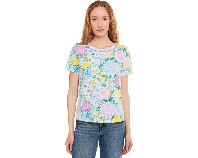 Топ Clairmont Pearl с жемчужной отделкой от Lilly Pulitzer