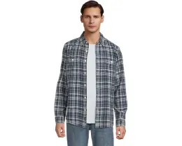Рубашка Faherty The Tried And True Chambray Workshirt из смеси TENCEL и льна