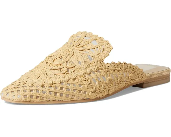 Мюли Diya из конопляного материала с круглым носком и резиновой подошвой Dolce Vita