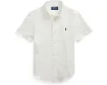 Детская рубашка Polo Ralph Lauren Kids из льна с короткими рукавами