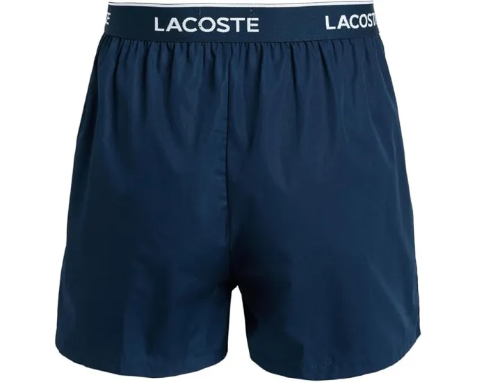 Набор из 3 боксеров Lacoste из хлопкового поплина