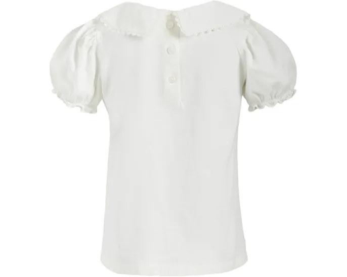 Блузка для девочек с рукавами-фонариками и кружевом Janie and Jack