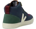 Детские кроссовки VEJA Small V-10 Mid на липучке из кожи