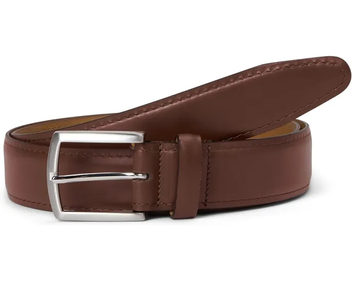 Ремень Johnston & Murphy Glazed Feather Edge с глянцевой отделкой