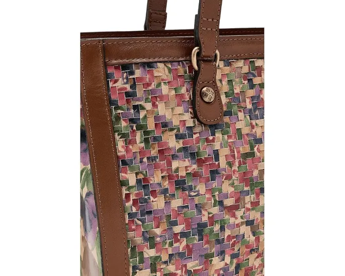 Плетеный саквояж Marena Woven Satchel Patricia Nash