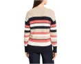 Полосатый джемпер NIC+ZOE Nep Knit Striped из фактурной пряжи