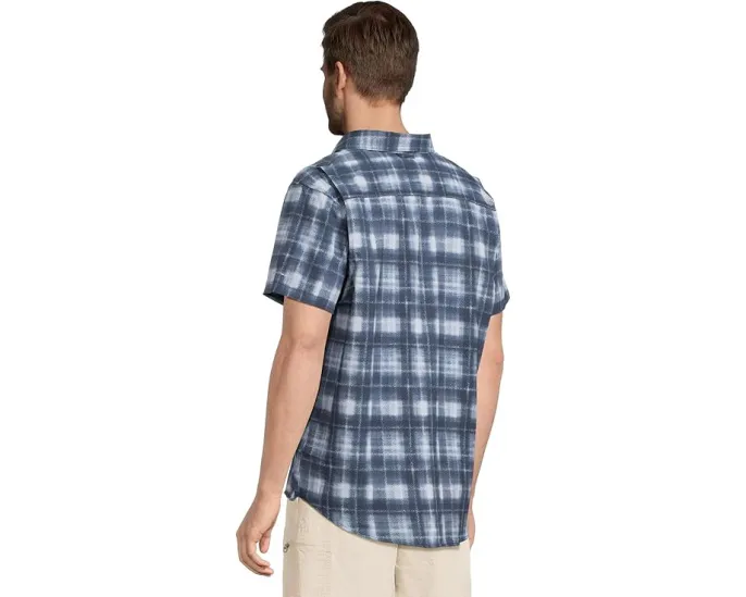 Columbia Utilizer Printed Woven Short Sleeve с защитой UPF 40 и технологией Omni-Wick