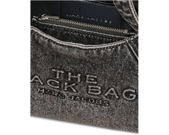 Мини-сумка Marc Jacobs The Bow Denim Mini Sack с бантом из денима