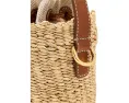 Мини-сумка-корзинка из соломы Mini Straw Basket с регулируемым ремнем Madewell