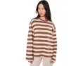 Длинная футболка Faherty Sunwashed Slub Long Sleeve Retro с эффектом поношенности