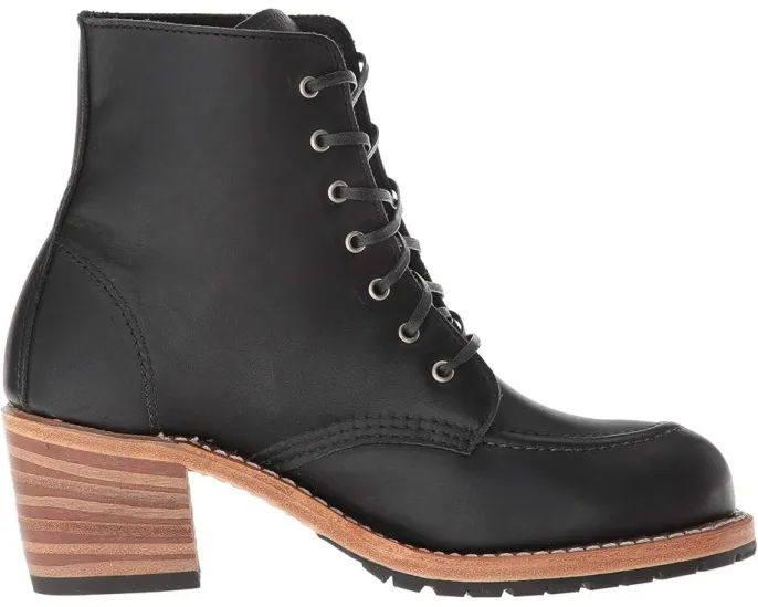 Ботинки Clara от Red Wing Heritage из замши Roughout с мокасиновым носком и подошвой Vibram