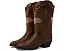 Ковбойские сапоги Ariat Heritage R Toe Liberty StretchFit с тиснением и подошвой Duratread