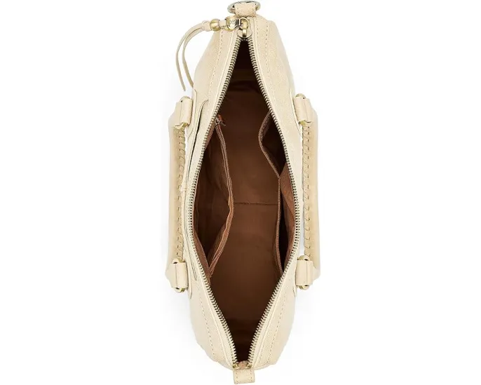 Сумка-сатчел HOBO Expedition с плетеными кожаными деталями