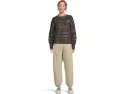 Свободный свитшот adidas by Stella McCartney с принтом крокодила и длинными рукавами