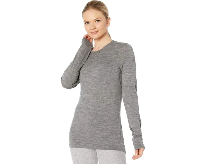 Термобелье 200 Oasis Merino Baselayer с длинным рукавом и плоскими швами Icebreaker