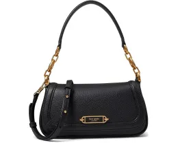 Gramercy Pebbled Leather Small Flap Shoulder Bag