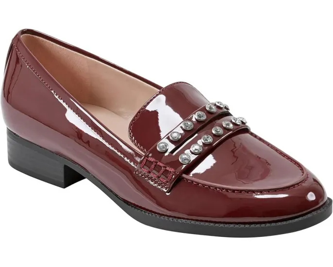 Лоферы Bandolino Laura с блестящими стразами и низким каблуком